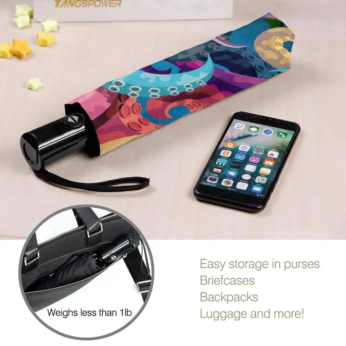 

Wind Resistant Folding Automatic Umbrella Women Auto Octopus Tentacles Colorful Windproof Umbrellas Rain For Men Parasol