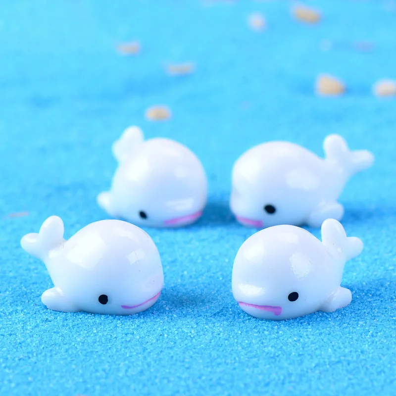 

20pcs/lot Figurines & Miniatur Dolphin Doll Mini Resin Craft Figure Anime Collection Figurine Toys DIY Cake Decorations Gift
