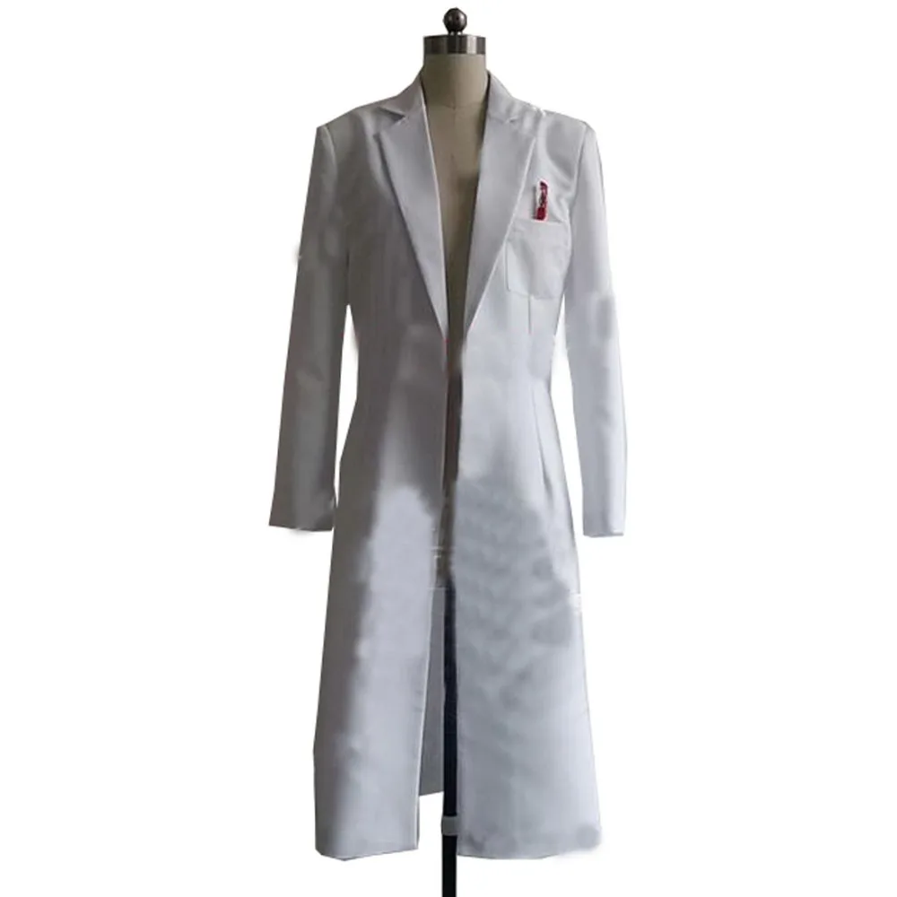 

2020 Steins Gate Okabe Rintarou Figure Uniform Suit Cosplay Costume Coat Mad Scientist Only White Jacket