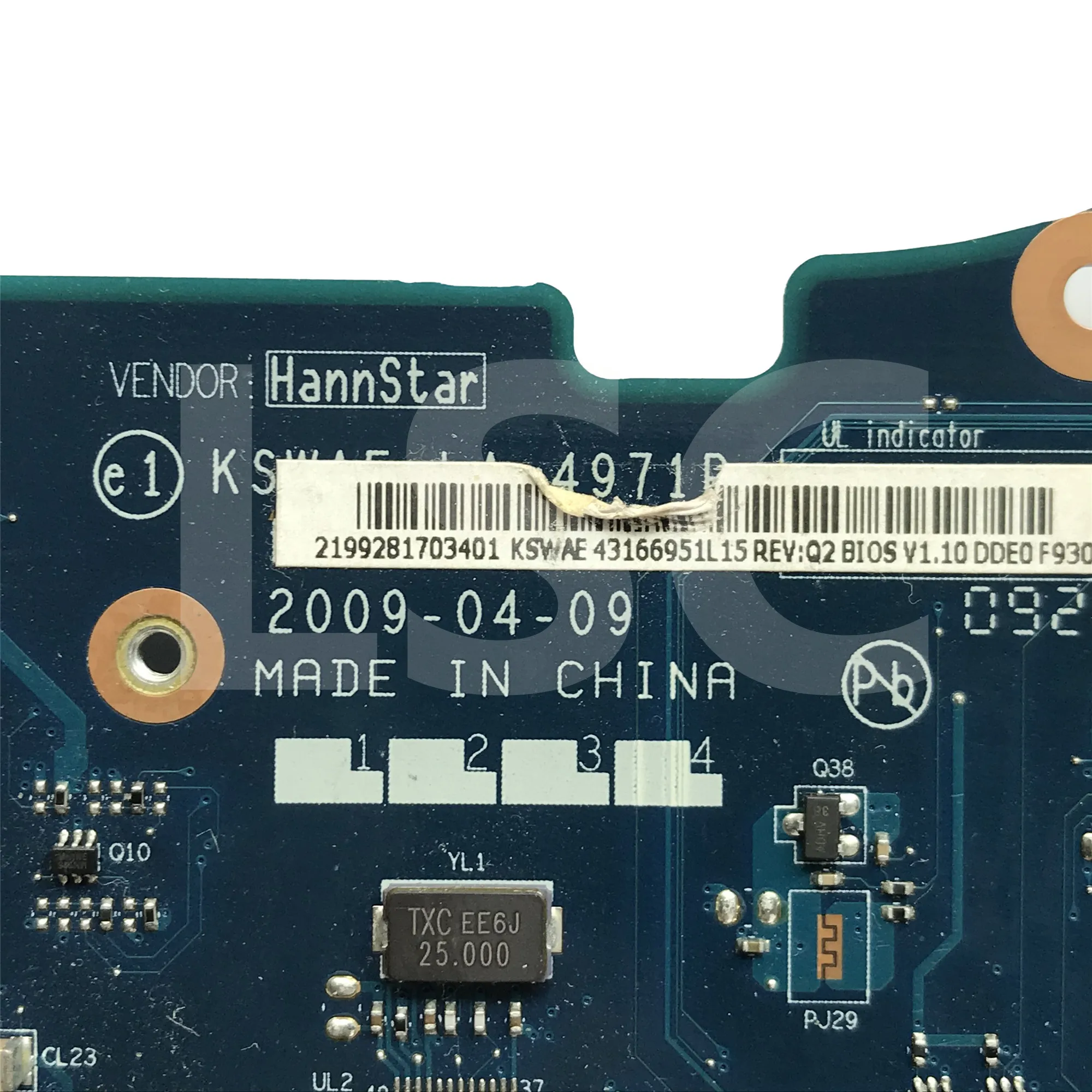 LSC для Toshiba Satellite L500D L505D материнская плата ноутбука K000080470 La-4971p 100% протестирована |