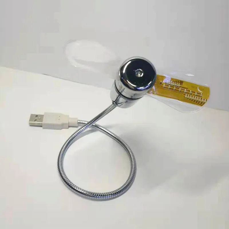 

USB Fans Mini Time And Temperature Display Creative Gft With LED Light New Cool Gadgets Products For Laptop PC Dropship 2020