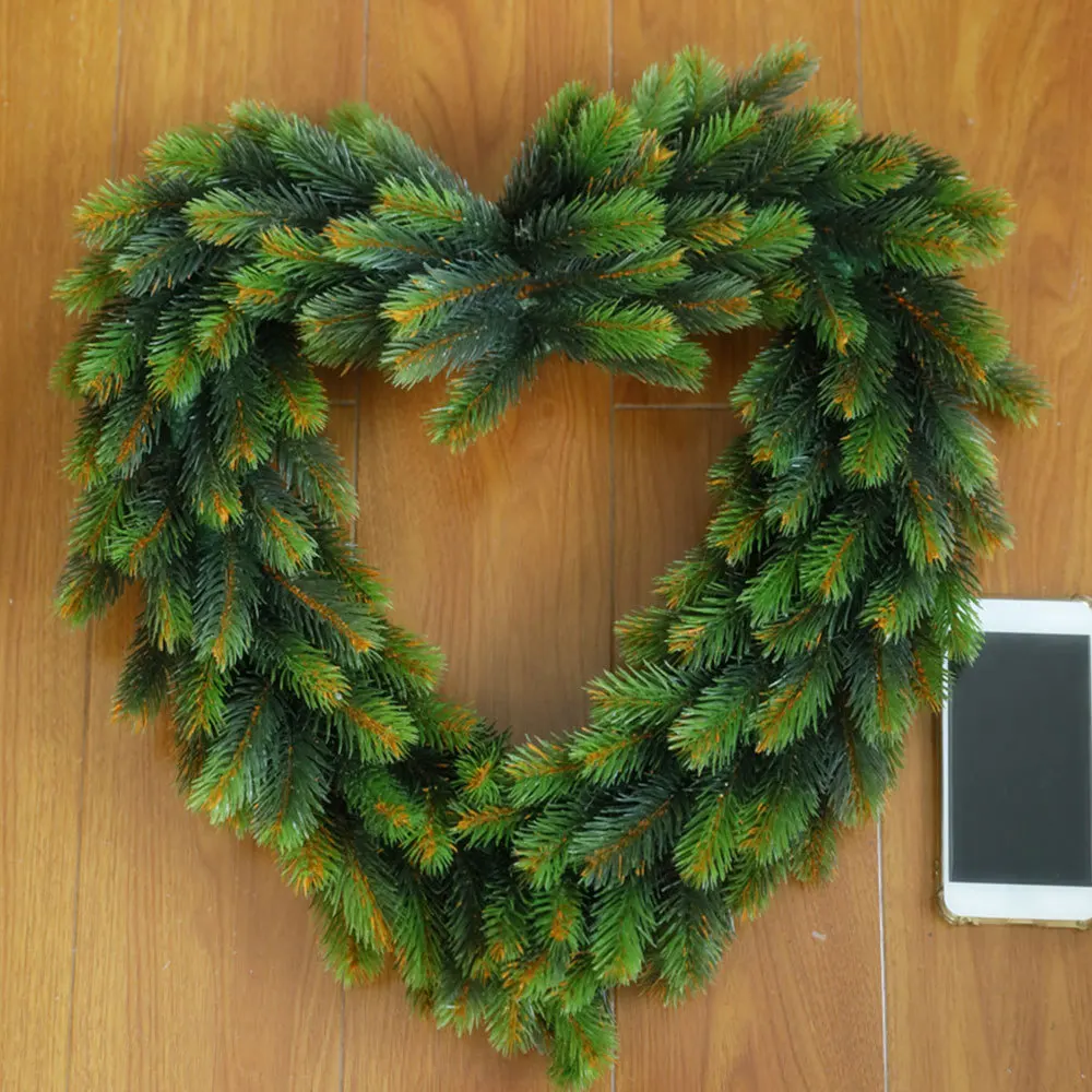 Вечерние украшения венок дверь Рождественский искусственный с растениями