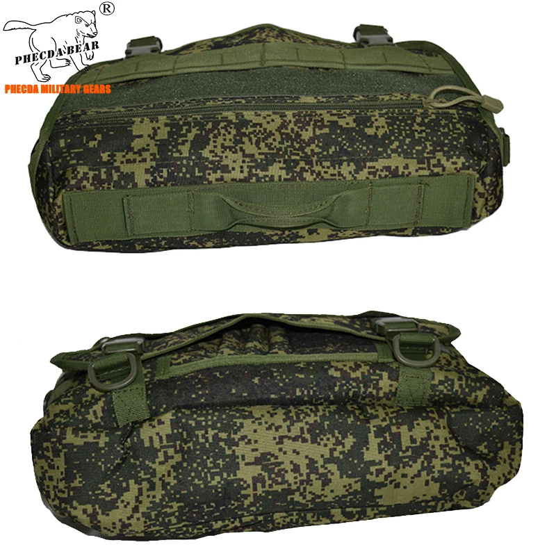 Камуфляжная военная сумка-мессенджер в русском стиле тактическая сумка через