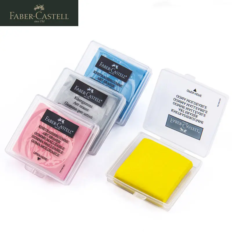 

Faber-Castell Plasticity Rubber Soft Eraser Wipe highlight Kneaded Rubber For Art Pianting Design Sketch Plasticine Stationery