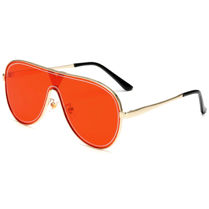 Солнцезащитные очки с соединенными линзами для мужчин и женщин стильные