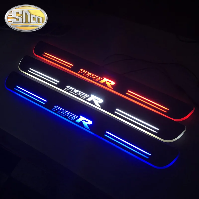 Автомобильная наклейка акриловая движущаяся светодиодная подсветка на педаль