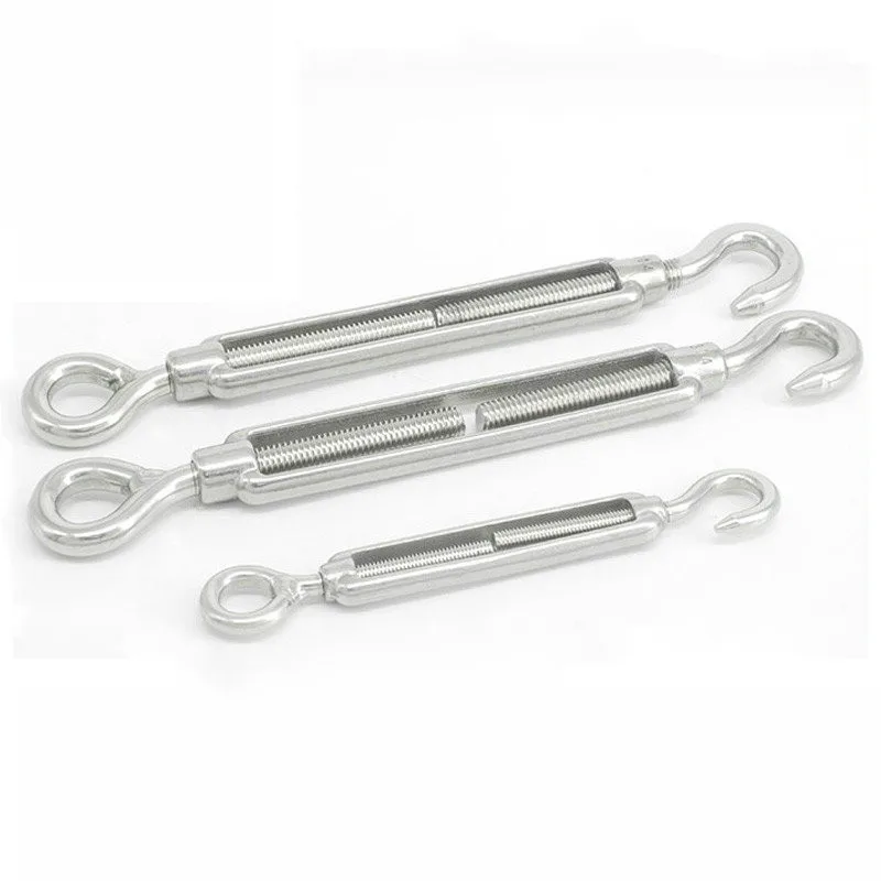 1 шт. регулируемые Крючки для снаряжения цепи из нержавеющей стали 304 и Глазчатая