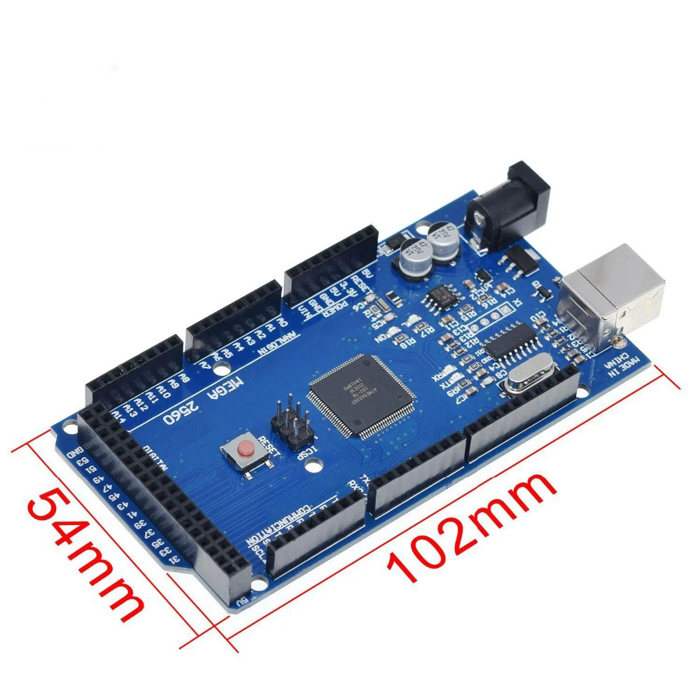 

Mega 2560 R3 Mega2560 REV3 (ATmega2560-16AU CH340G) Board ON USB Cable compatible for arduino