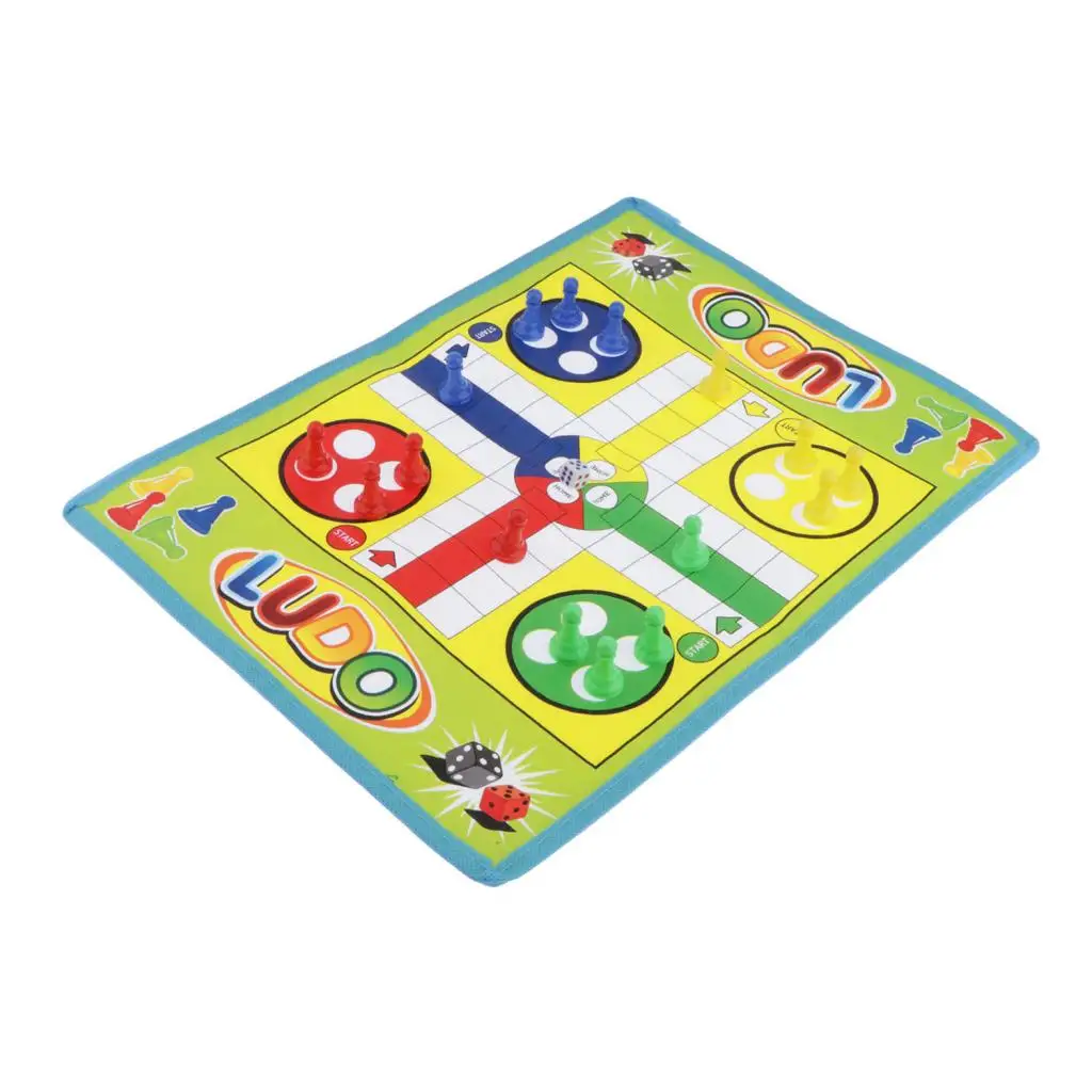 Flying Ludo Chess Game Folded Chessboard For Kids Parent Board | Спорт и развлечения