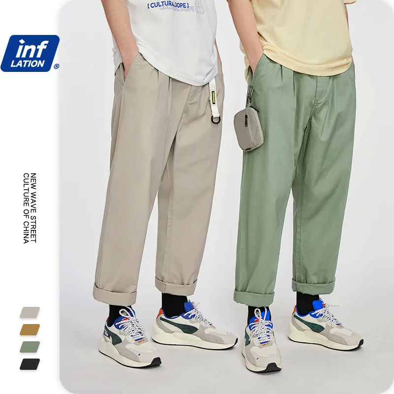 Брюки карго мужские свободного покроя однотонные в стиле хип хоп|Повседневные