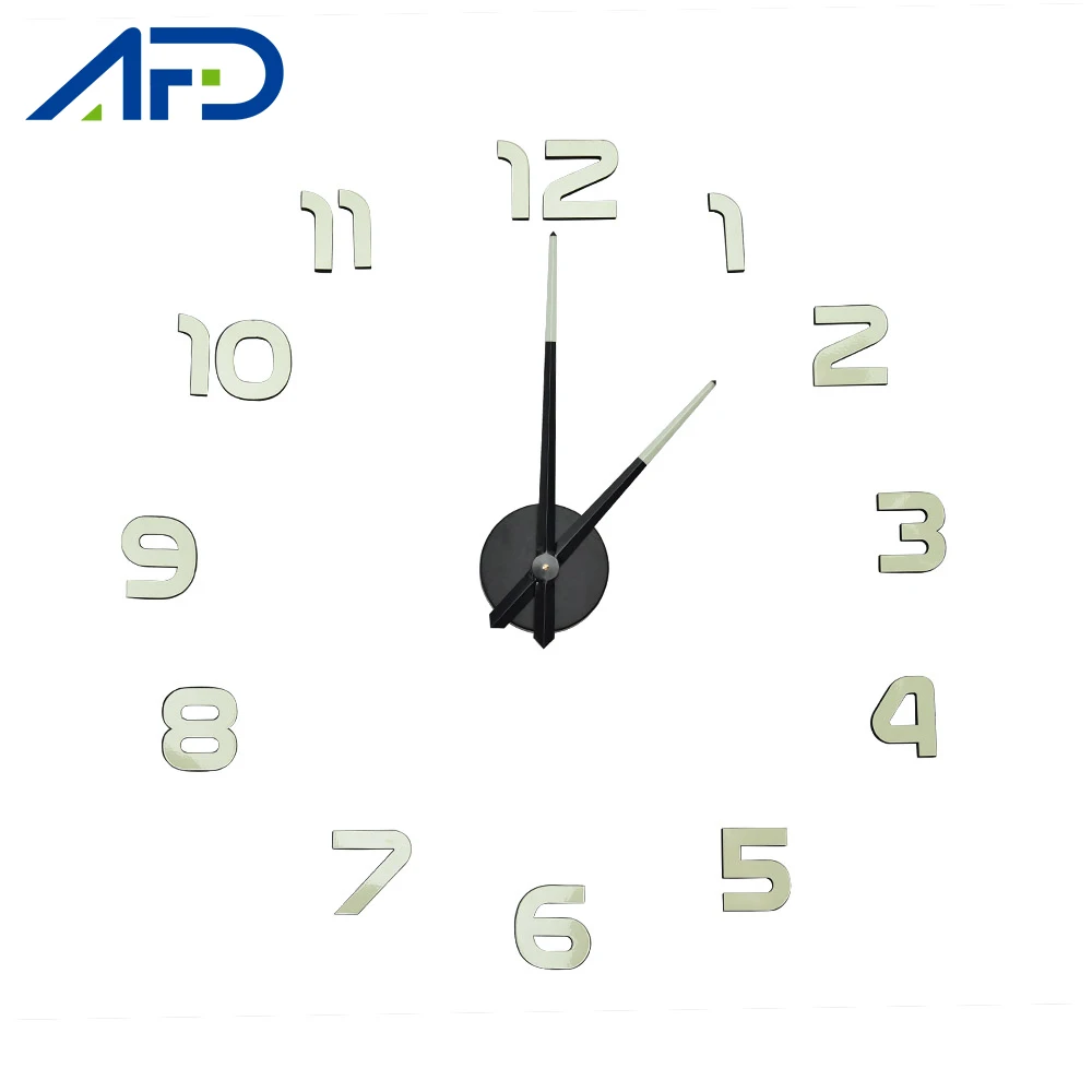 Светящиеся Настенные часы 3D кварцевый набор сделай сам большие акриловые