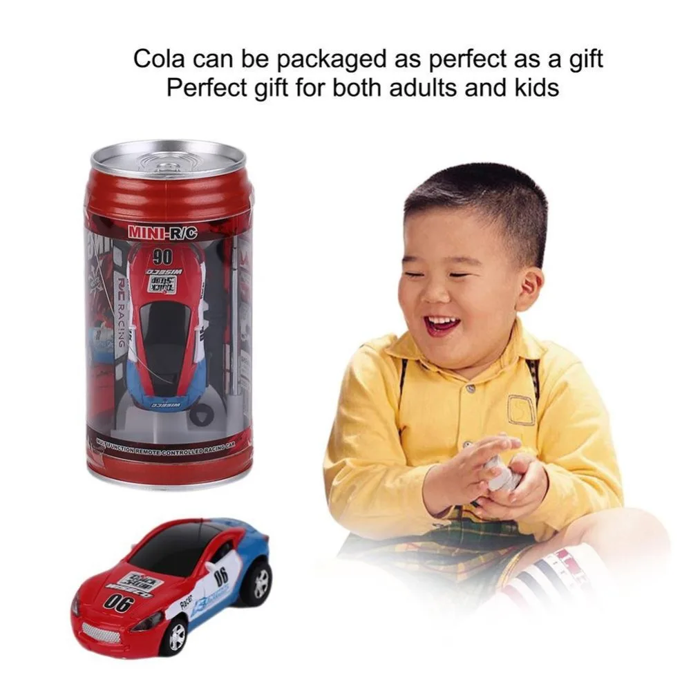 Горячая Распродажа 1/63 Coke Can Мини RC автомобиль Многоцветная высокая скорость грузовик радио пульт дистанционного управления микро гоночный контроль e Электрический цвет случайный
