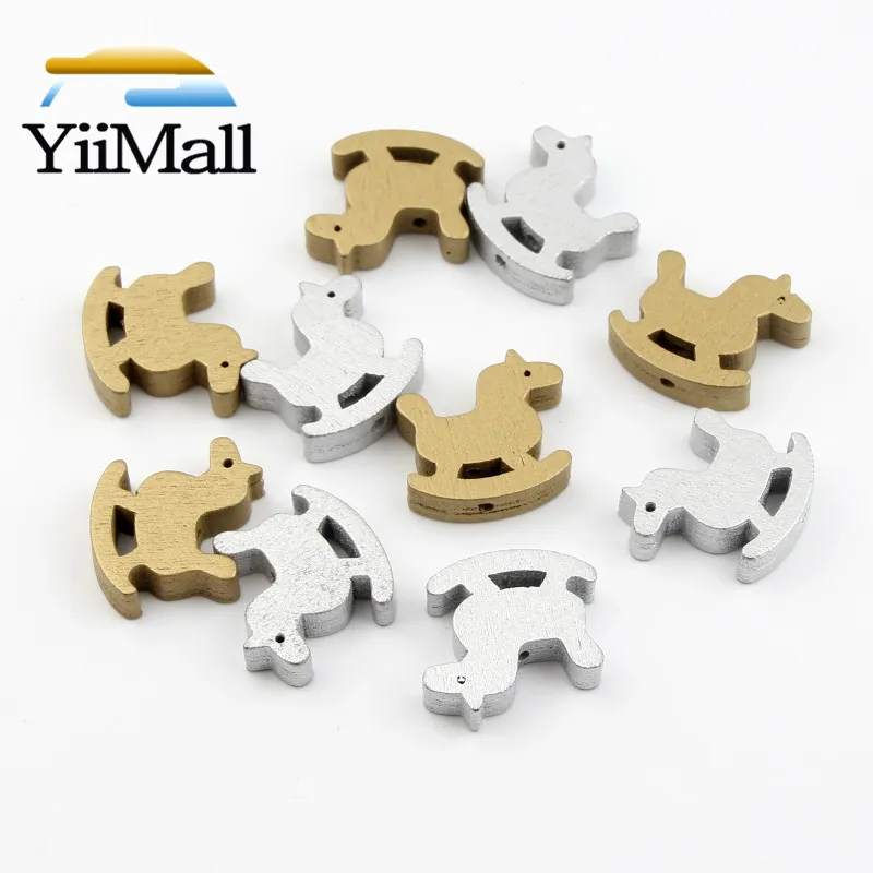 Бусины-разделители деревянные для изготовления ювелирных изделий 23 х25 мм 30 шт. |