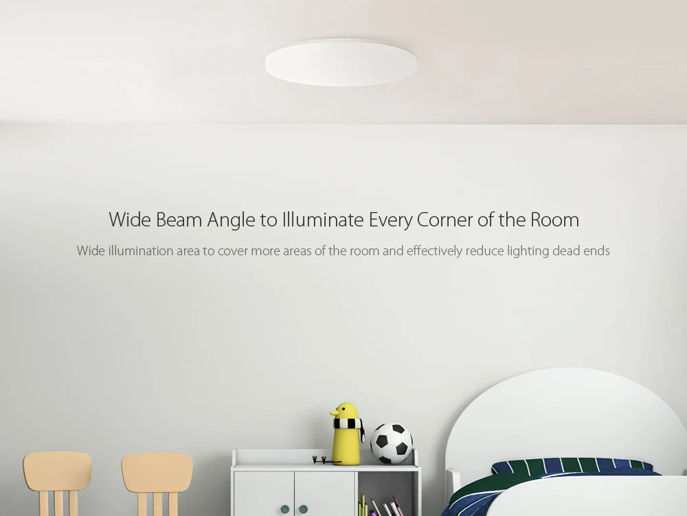 Xiaomi mi Yeelight JIAOYUE 480 умный светодиодный потолочный светильник с пультом дистанционного управления Интеллектуальное освещение 480x480x80 мм Поддержка mi jia APP