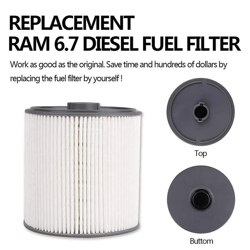 

68436631AA Fuel Filter Elements for Ram 2500 3500 4500 5500 6.7L 2019-2020 for Ram 1500 2020 Engine PF46152