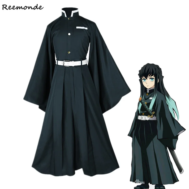 Костюм для косплея из аниме рассекающий демонов черная Униформа тоkitou Muichirou