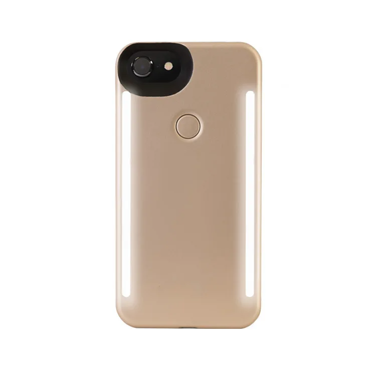 Светодиодный чехол для телефона iPhone 7 8 Plus противоударный роскошный светящийся 3