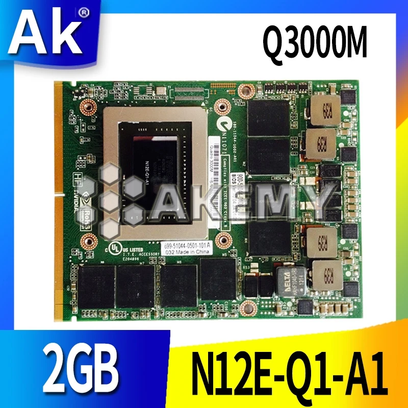 Видеокарта Quadro 3000M Q3000M VGA 2 ГБ для DELL Precision M6600 M6700 M6800 HP 8760W 8770W 8740W N12E-Q1-A1 | Компьютеры и