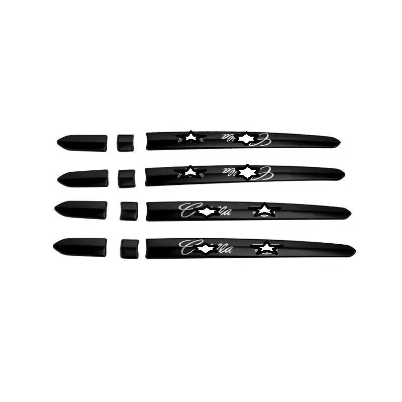 Хром Automovil Авто тело педаль ручка двери внешняя наклейка полосы аксессуары