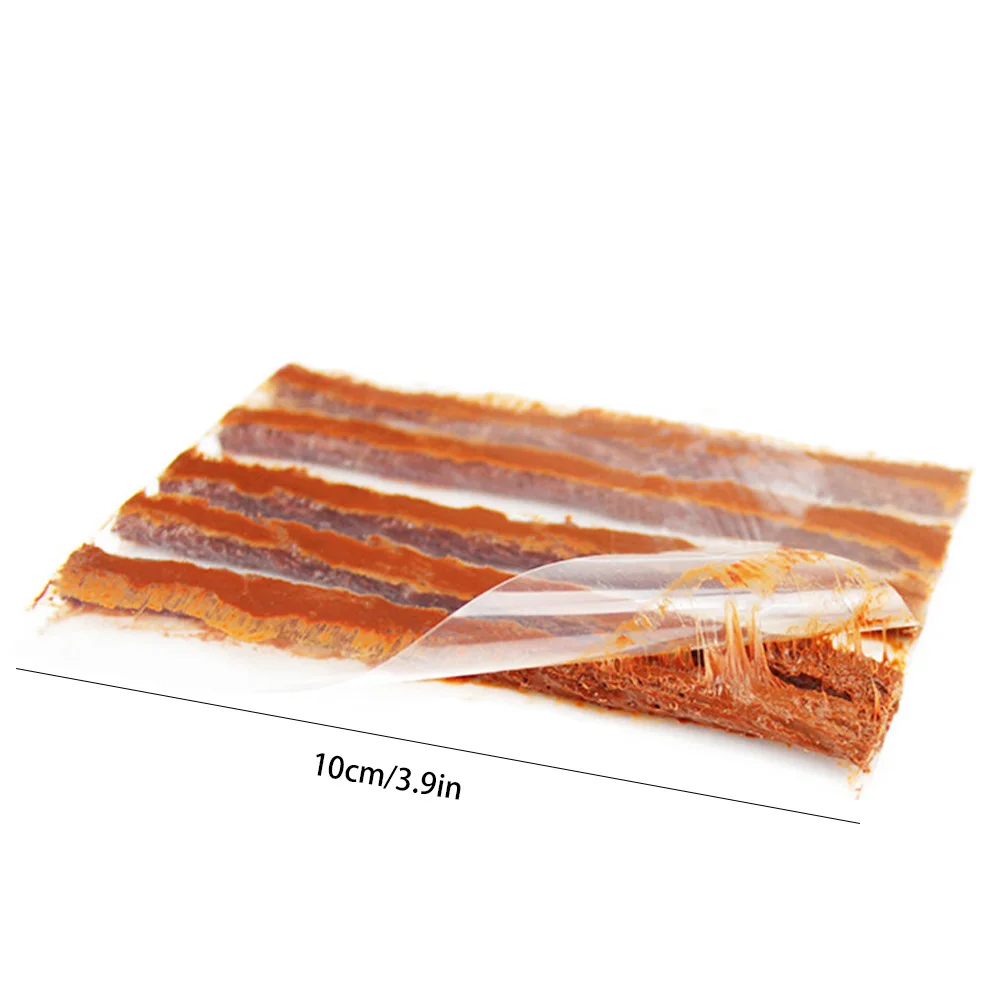 

Tire Strips Tubeless Tire Rubber Strips Tubeless Repair Tool For Car Motorcycle Bike Tyre 6 Packs Brown Tubeless Barraca Camping