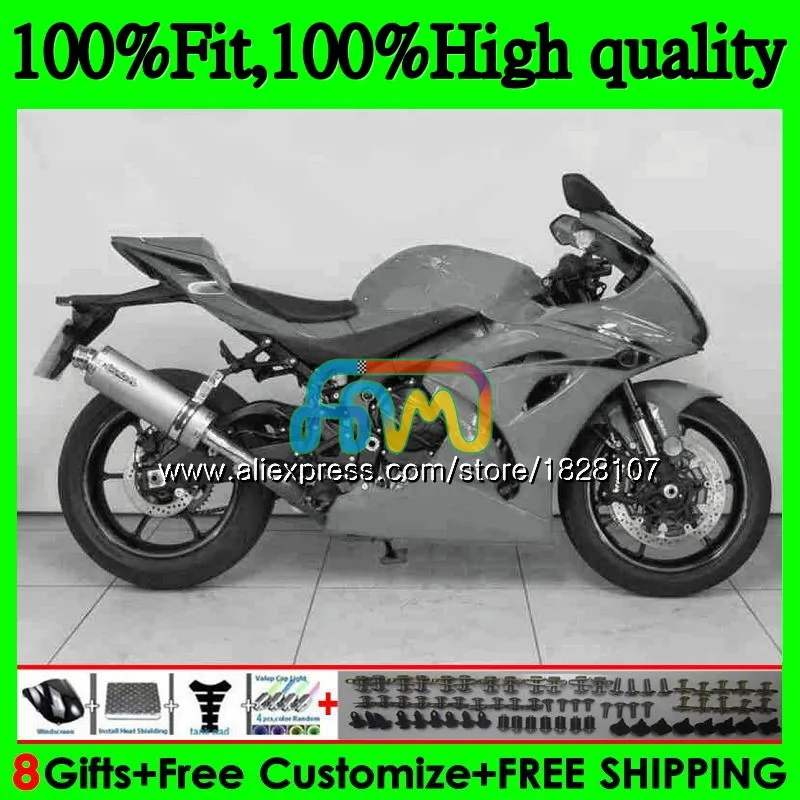 OEM инъекции для SUZUKI GSX R1000 L7 L8 GSXR 1000 17 18 19 115BS.50 K17 GSXR1000 2017 2018 2019 глянцевый серый