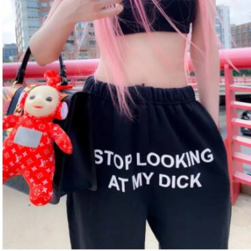 Осенне зимние Флисовые женские Брендовые спортивные брюки повседневные с