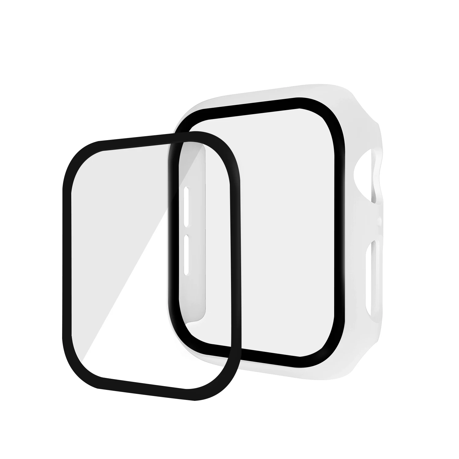 Чехол для часов Apple Watch 5/4 40 мм 44 PC Бампер со стеклянной защитной пленкой iWatch Series 3/2
