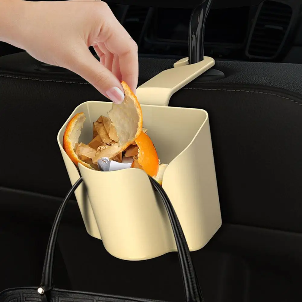 Портативный многофункциональный автомобильный подвесной контейнер для мусора