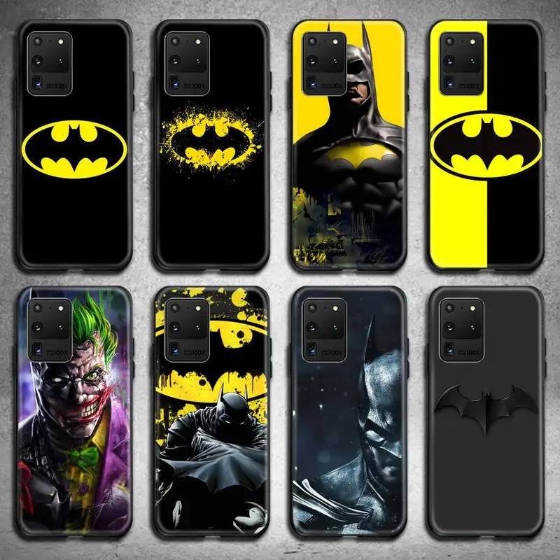

Superhero Batmans Phone Case For Samsung Galaxy S21 Plus Ultra S20 FE M11 S8 S9 plus S10 5G lite 2020