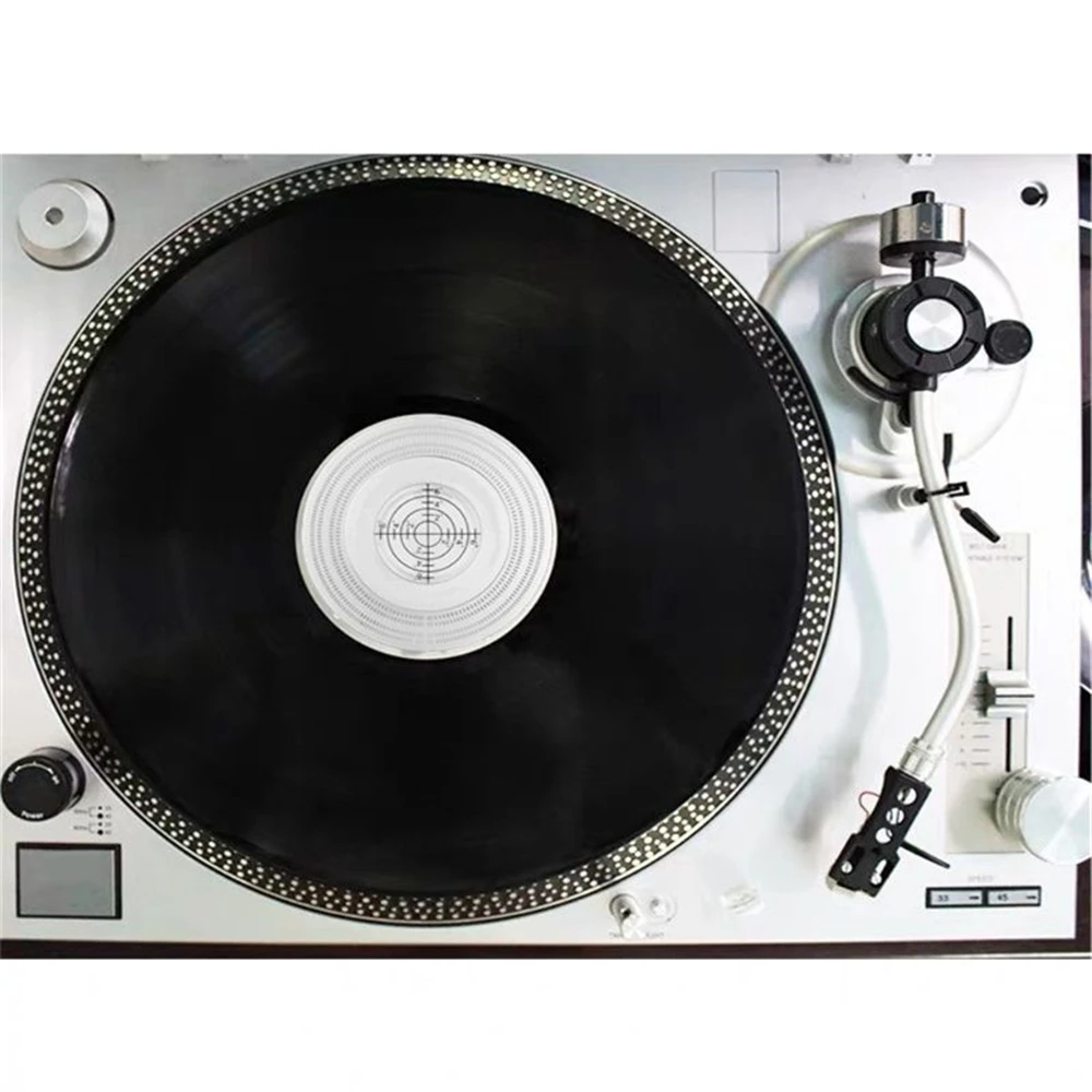 Алюминиевый проигрыватель пластинок веса пузырьковый уровень 50 Гц 60 LP виниловый