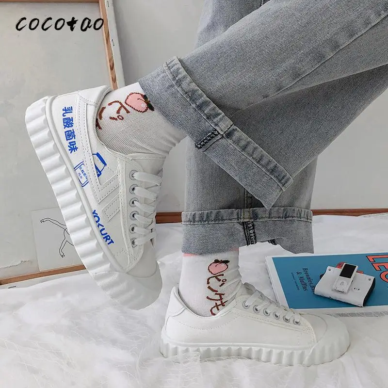 2020 весенне-осенние маленькие белые туфли для девушек студенток дикая обувь Ins