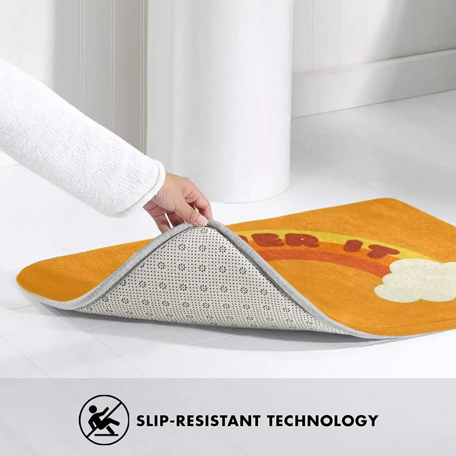 Радужная мягкая подушка получить Over It домашний коврик дверной Женский гидро