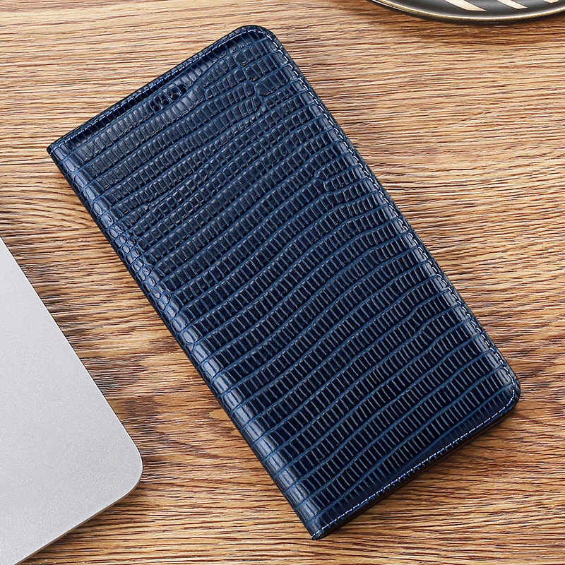 Чехол из натуральной крокодиловой кожи с откидной крышкой для Xiaomi Redmi Note 3 4 4X 5 5A 6 6A