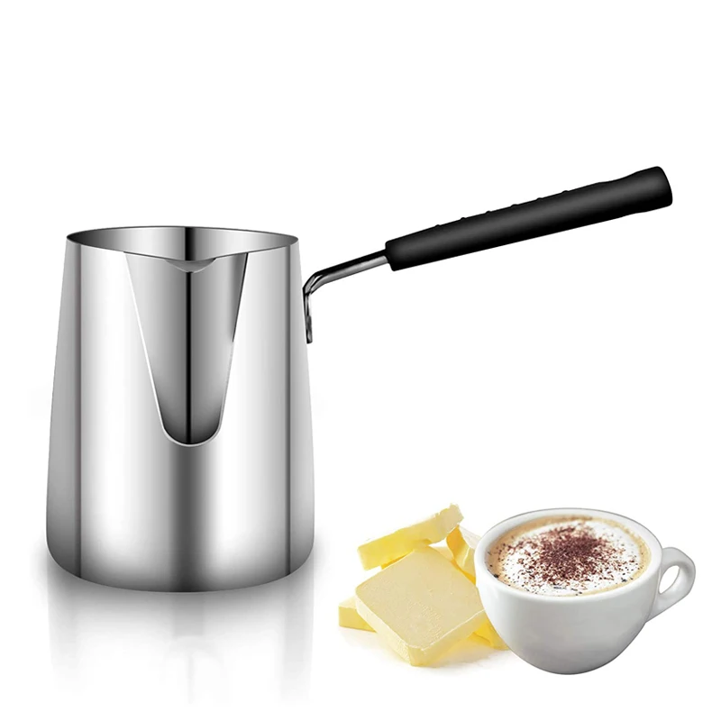 

Stainless Steel Handle Wax Melting Pot DIY Candle Soap Melts Pot Scented Wax Melts Metal Coffee Toroid Pitcher Latte Milk Jug