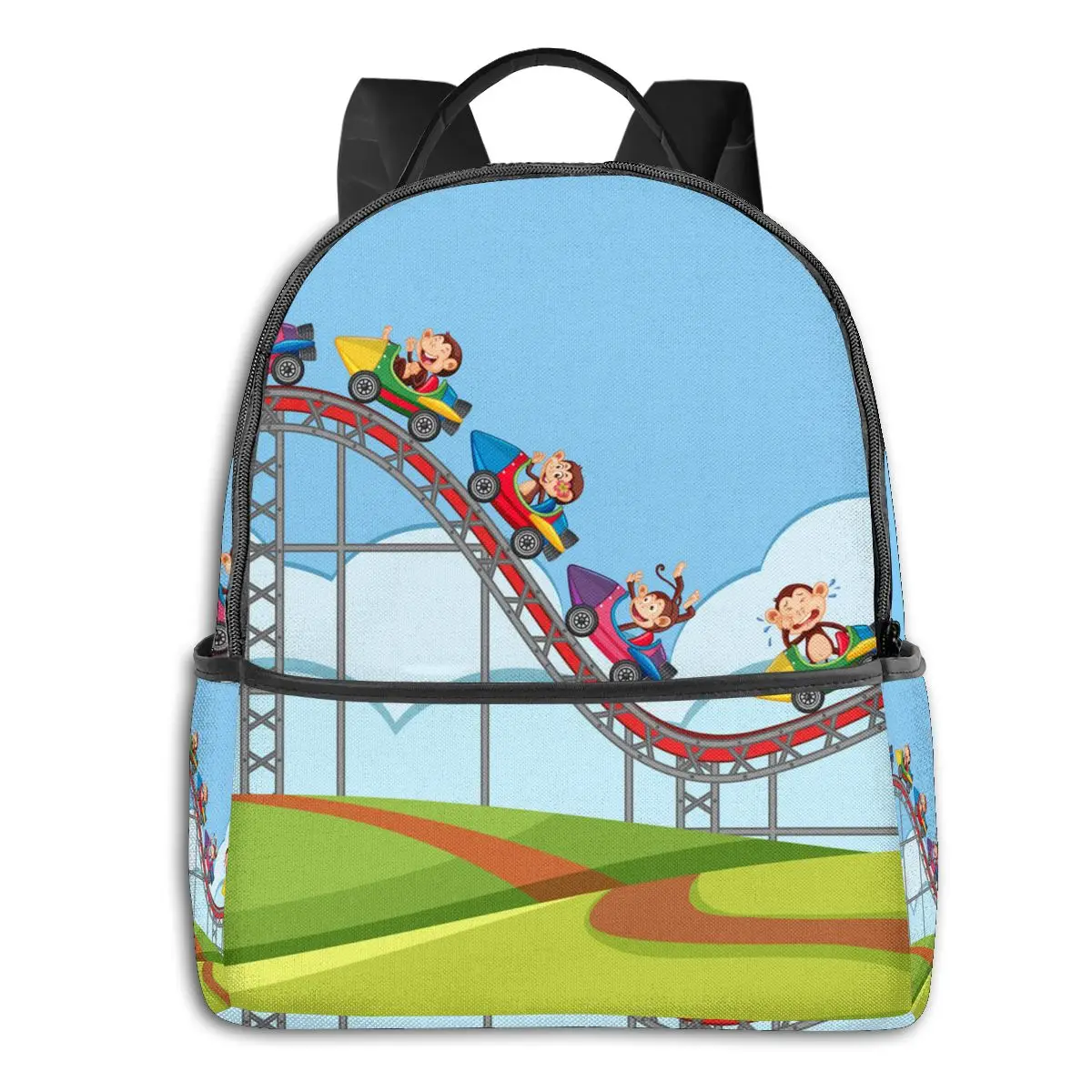 

Новинка 2021, рюкзак в виде обезьяны с американской горкой, дорожная женская сумка для путешествий, Повседневная Студенческая сумка, сумка дл...