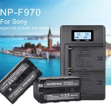 NP-F960 970 NP F970 NPF970 LCD digital battery charger for SONY F930 F950 F770 F570 CCD-RV100 NP-F550 NP-F770 NP-F750 F960 F970