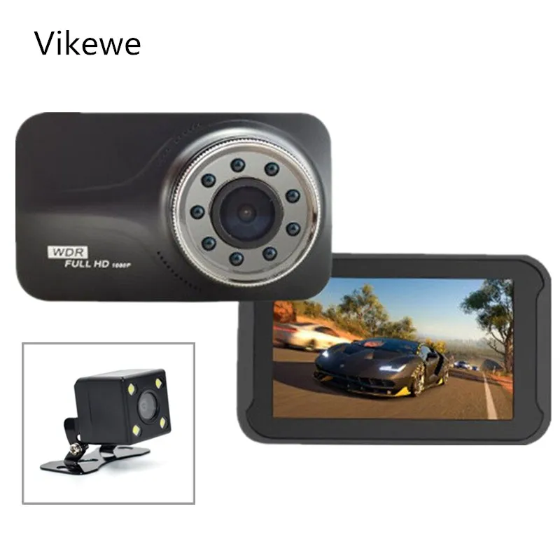 Vikewe Автомобильный видеорегистратор камера Full HD 1080P 170 градусов для автомобилей с
