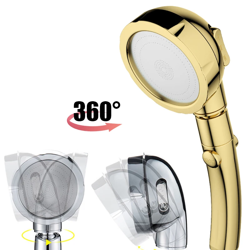 

360 Вращение Ванная комната под давлением Насадки для душа Тропический Душ полезно для ухода за внешностью и экономия воды Насадки для душа п...