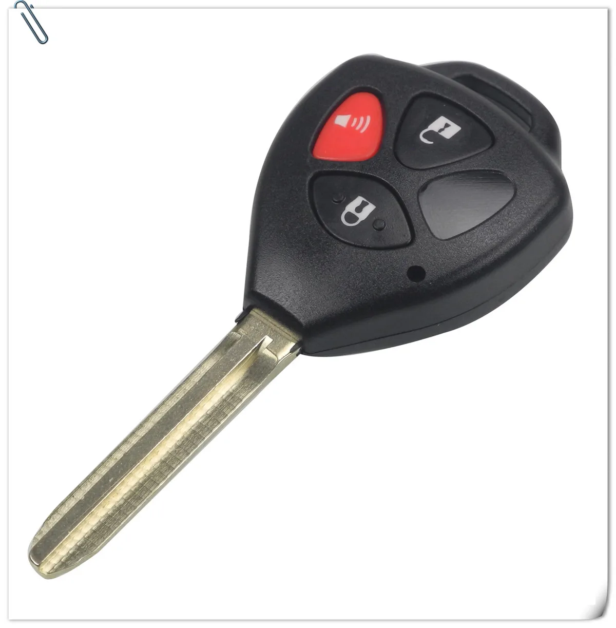 Jingyuqin 2/3/4 кнопки дистанционного ключа оболочки для Toyota Camry ключ для Toyota Camry, Avalon, corolla матрица RAV4 Venza Yaris замена пустой чехол