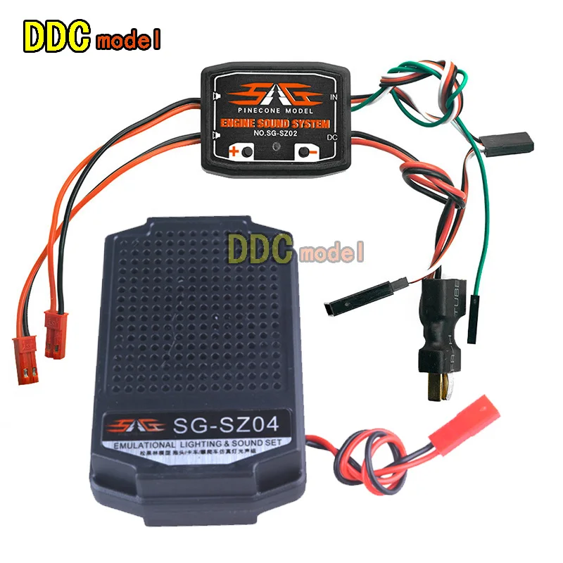 Sound group 2set RC детали для двигателя грузовика звук набор с 2 дюймов громкоговоритель для RC автомобиль TRX4 Tamiya по супер скидке XB HB D418 гоночный автомобиль Запчасти - Цвет: Sound group 2set