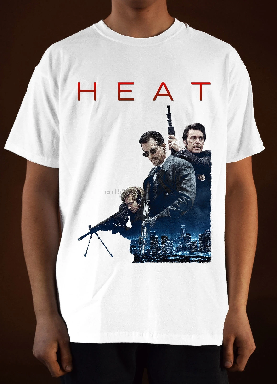 Плакат с теплым фильмом ver. 1 футболка Al Pacino rober De Niro (белая) S-3XL Мужская мода 2018 100%