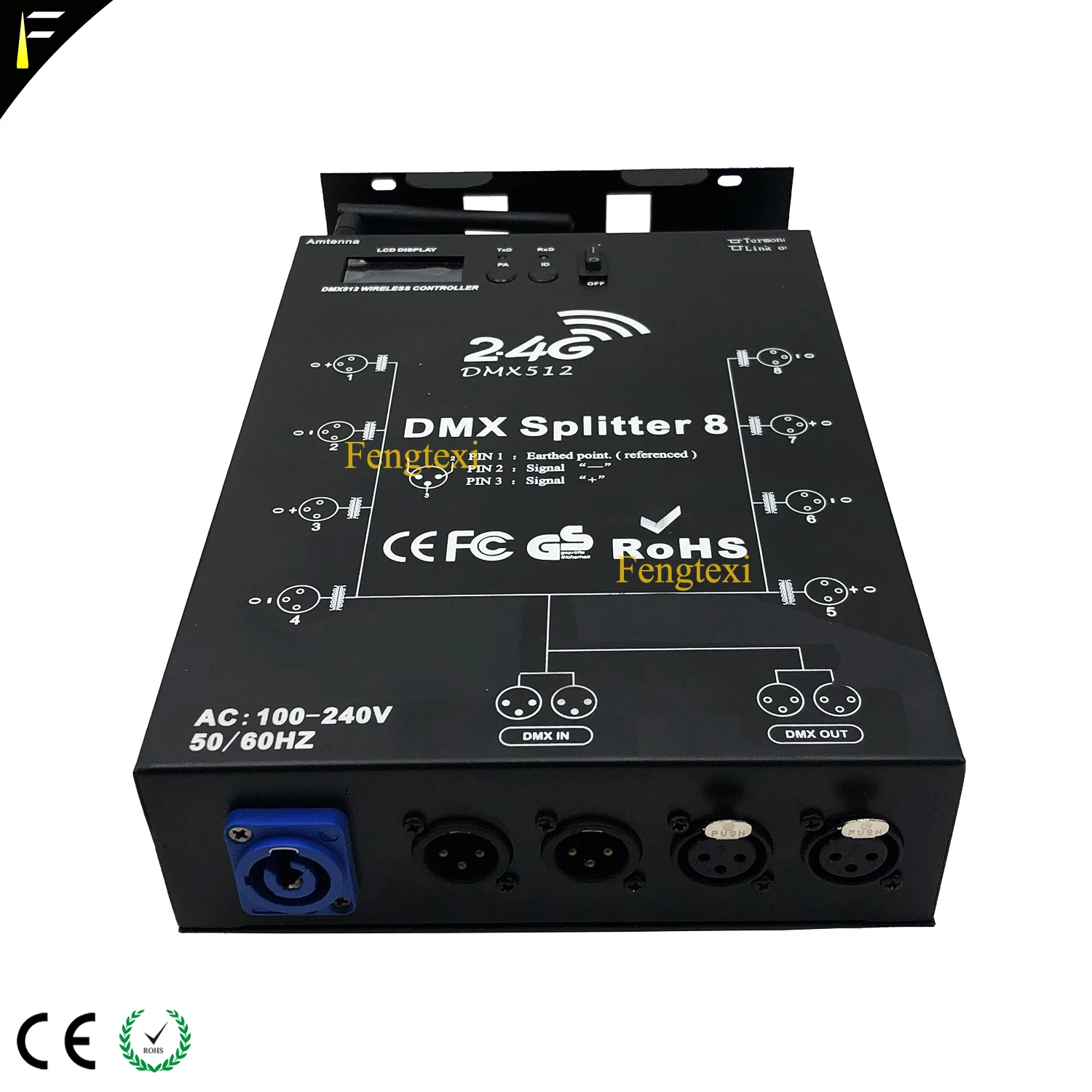 Сплиттер DMX512 с усилителем сигнала 2 4 ГГц|Эффект освещения сцены| |