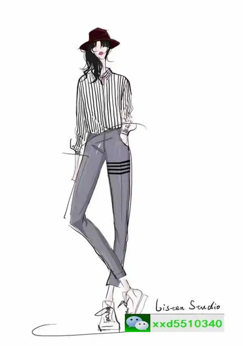 

2021 fashion brand tb striped shirt men women slim fit turn down collar long sleeve dress short smart casual shirt male