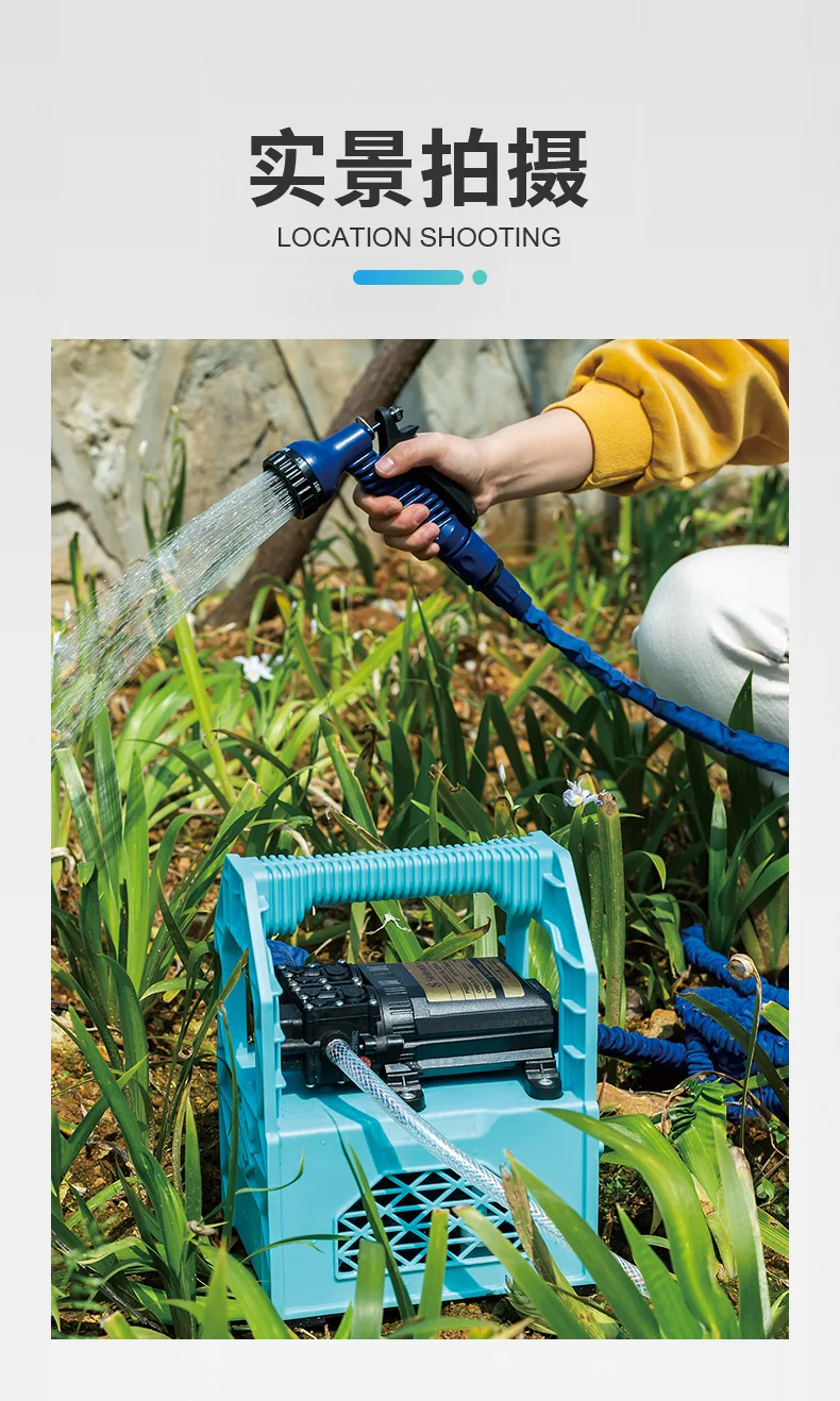 

Rechargeable Water Pump Portable Pump Watering Vegetables Outdoor Rechargeable Mobile Pumper Household Small 12V Water Pump