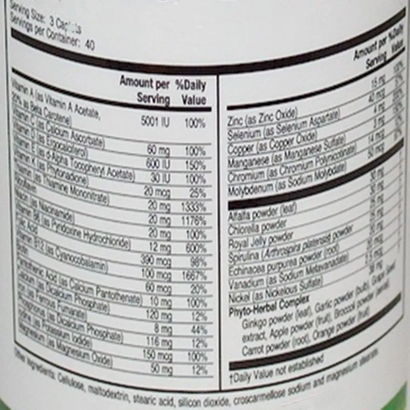 

Dr. Linus Pauling, spice grass comprehensive vitamin, 120 pieces
