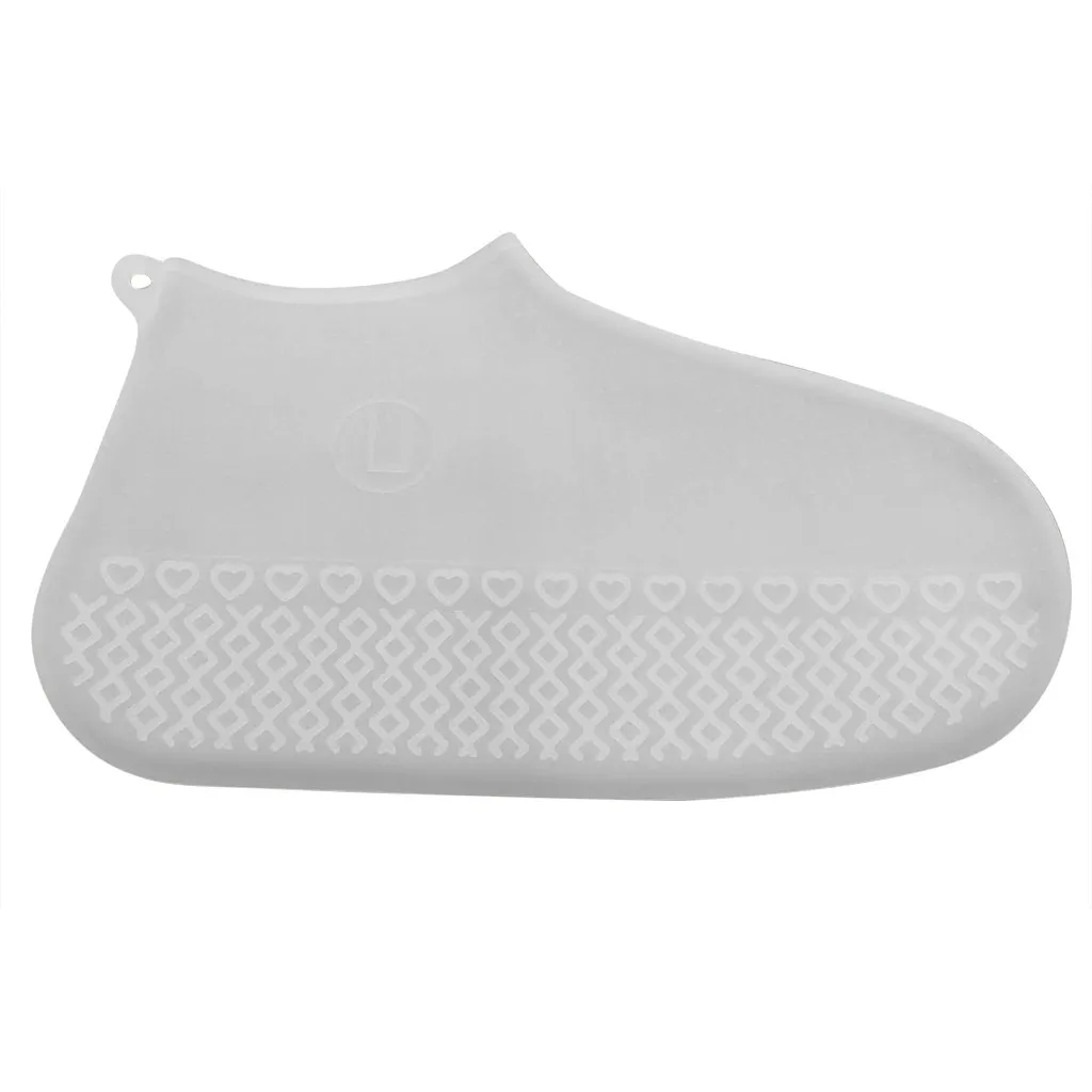 Силиконовые водонепроницаемые чехлы для ботинок и обуви прозрачный