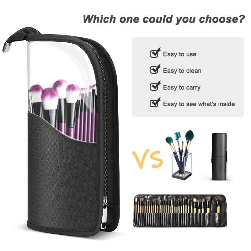 

Держатель для кистей для макияжа Водонепроницаемый чехол для кистей органайзер для кистей косметичка для макияжа