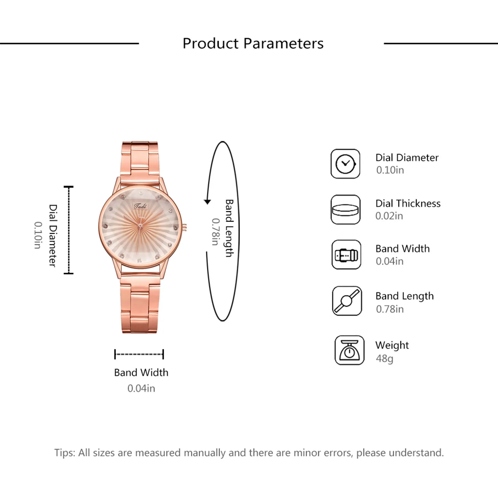 

Fashion Women's Stainless Steel Jewelry Band Bracelet Watch Set Elegant Geometric Bracelet Women's Watches