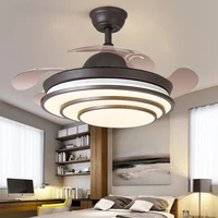 modern kitchen lighting ceiling fan with light invisible silent fan with remote control decorative lighting free of freight
