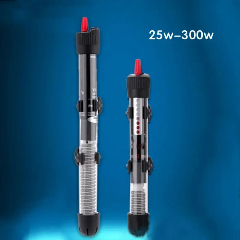 

25/50/100/200/300W Aquarium Heater Submersible Auto Thermostat for Fish Tank